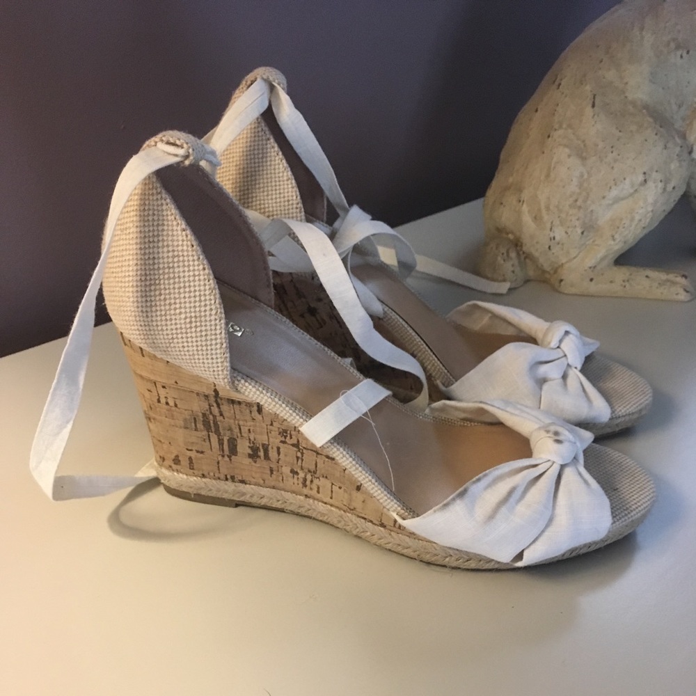 Cotton and rope espadrilles